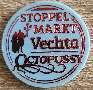 Fahrchip Kirmes Fahrkarte Octopussy (Stoppelmarkt Vechta) Firma Markmann