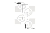 Einlassventil BGA V998756 FüR YS3G GTC Opel Saab A04 Chevrolet J300 Insignia CC