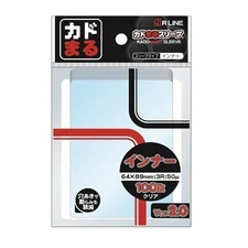 KADOMARU 100 Card Sleeves Inner Perfect fit Clear MTG Pokemon Version 2