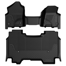 LASFIT TPE Floor Liners 1st & 2nd Row Floor Mats for RAM 1500 2019-2024 Crew Cab