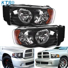 Headlight Assembly For Dodge Ram 1500 2500 3500 2003-2005 Black Rightleft Lamps Headlight Assembly For Dodge Ram 1500 2500 3500 2003-2005 Black Rightleft Lamps
