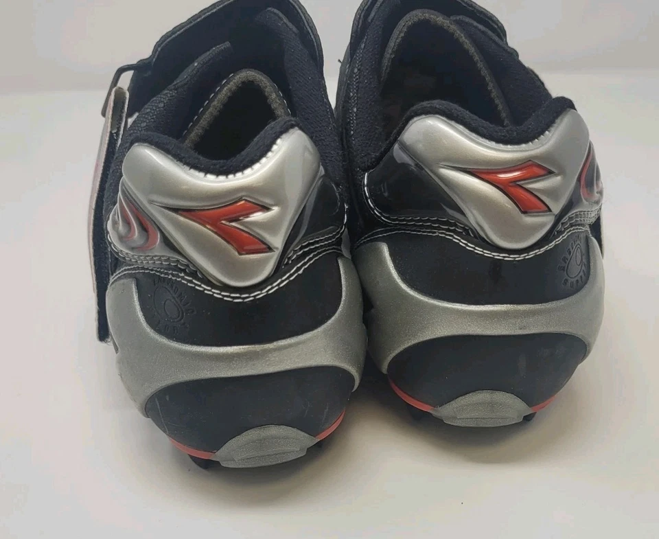 Diadora Chili Zapatos de Ciclismo Hombres 8 EU 41 Mujeres 9.5 Negro Rojo Zapatos de Bicicleta Bicicleta Bicicleta Foto 4 de 4