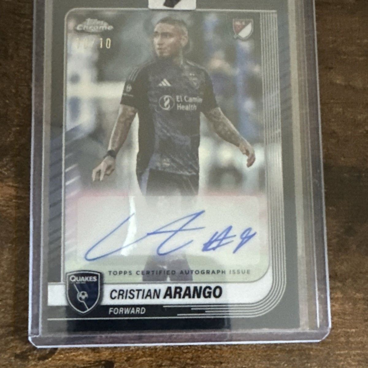 Chrome MLS Autograph #CA-CA