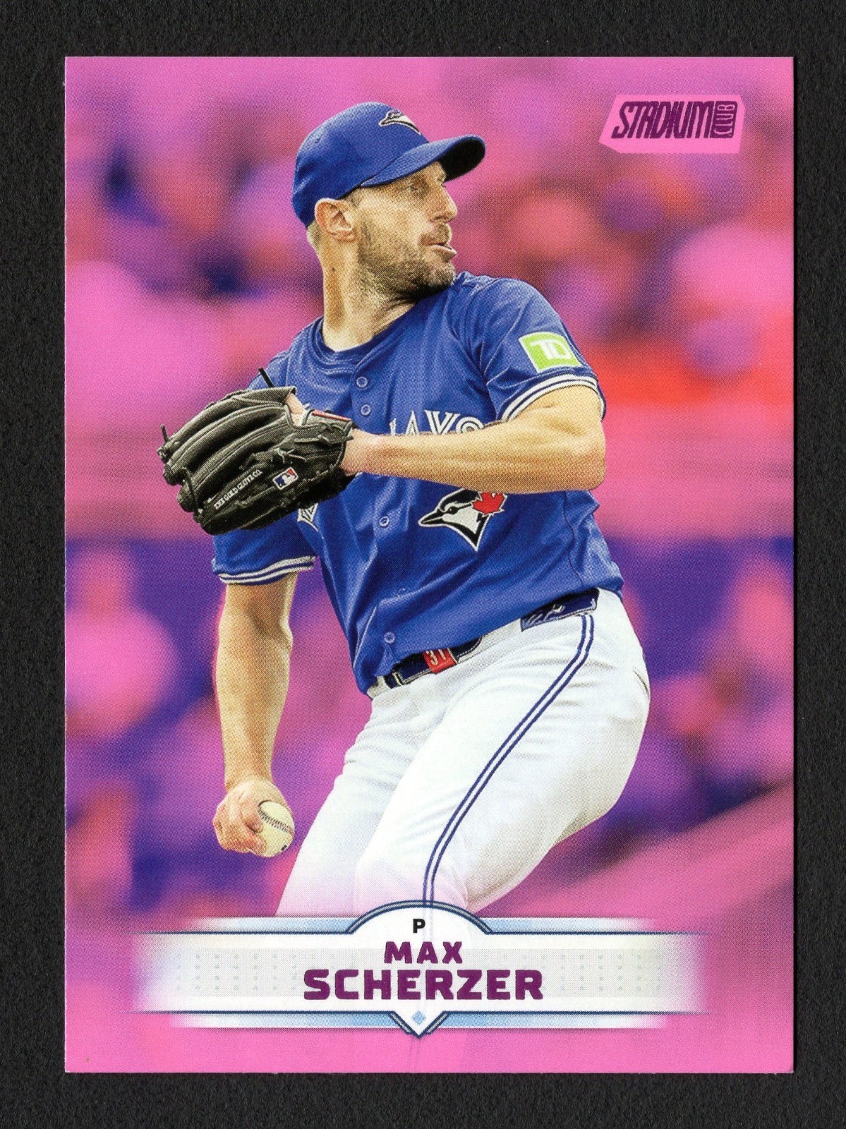 2025 Topps Stadium Club Max Scherzer #136 Pink Foil