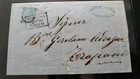 FANTASTIC LETTER NAPLES 1868 ITALIAN POSTAL STEAMSHIPS FOLDER ON FDC-TEXT