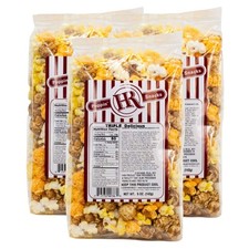 Triple Delicious Caramel, Cheese and Buttered Popcorn  Pack of 3  5 oz  HR Po