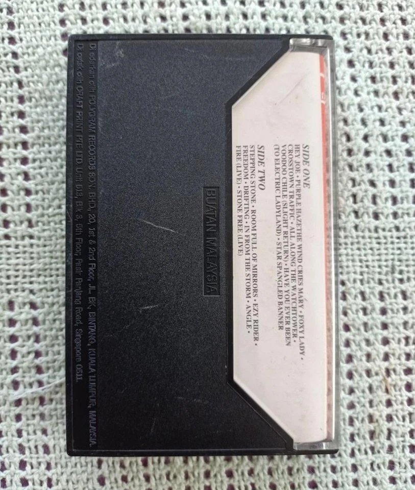 Jimi Hendrix : Cornerstones 1967-1970 ( Cassette Tape ) - Image 2 of 4