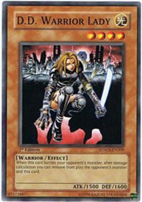 D.D. Warrior Lady - SDWS-EN009 - Common - 1st Edition - Lightly Played
