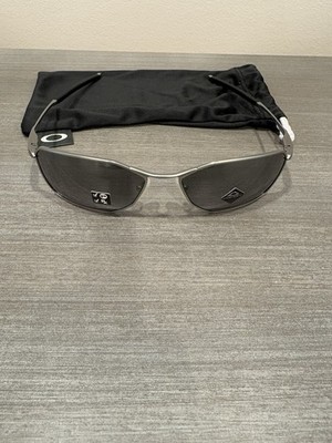 Oakley Savitar OO6047-0358 Titanium Sunglasses Silver Prizm Sapphire Polarized