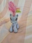My Little Pony Lot of 2 Plastic Horse Figures w/ Glitter Tinsel Hair — photo 1