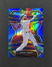 Justin Turner 2020 Select Blue Prizm Holo SP /149  LA Dodgers