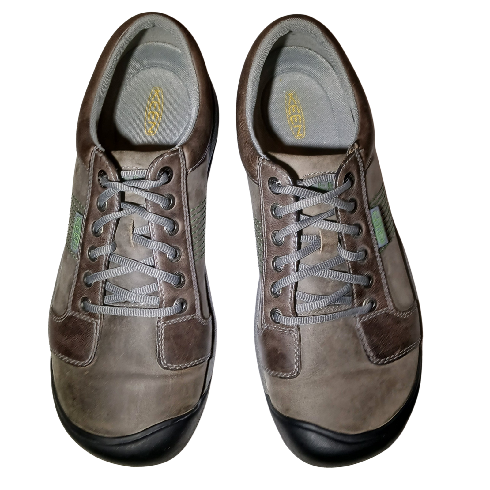 KEEN Austin Leather Oxford Chocolate Brown Hiking Mens 13