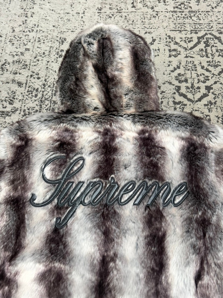 Supreme Faux Fur Reversible Hooded Jacket 'Black' Size US XL | eBay Supreme Faux Fur Reversible Hooded Jacket 'Black' Size US XL | eBay