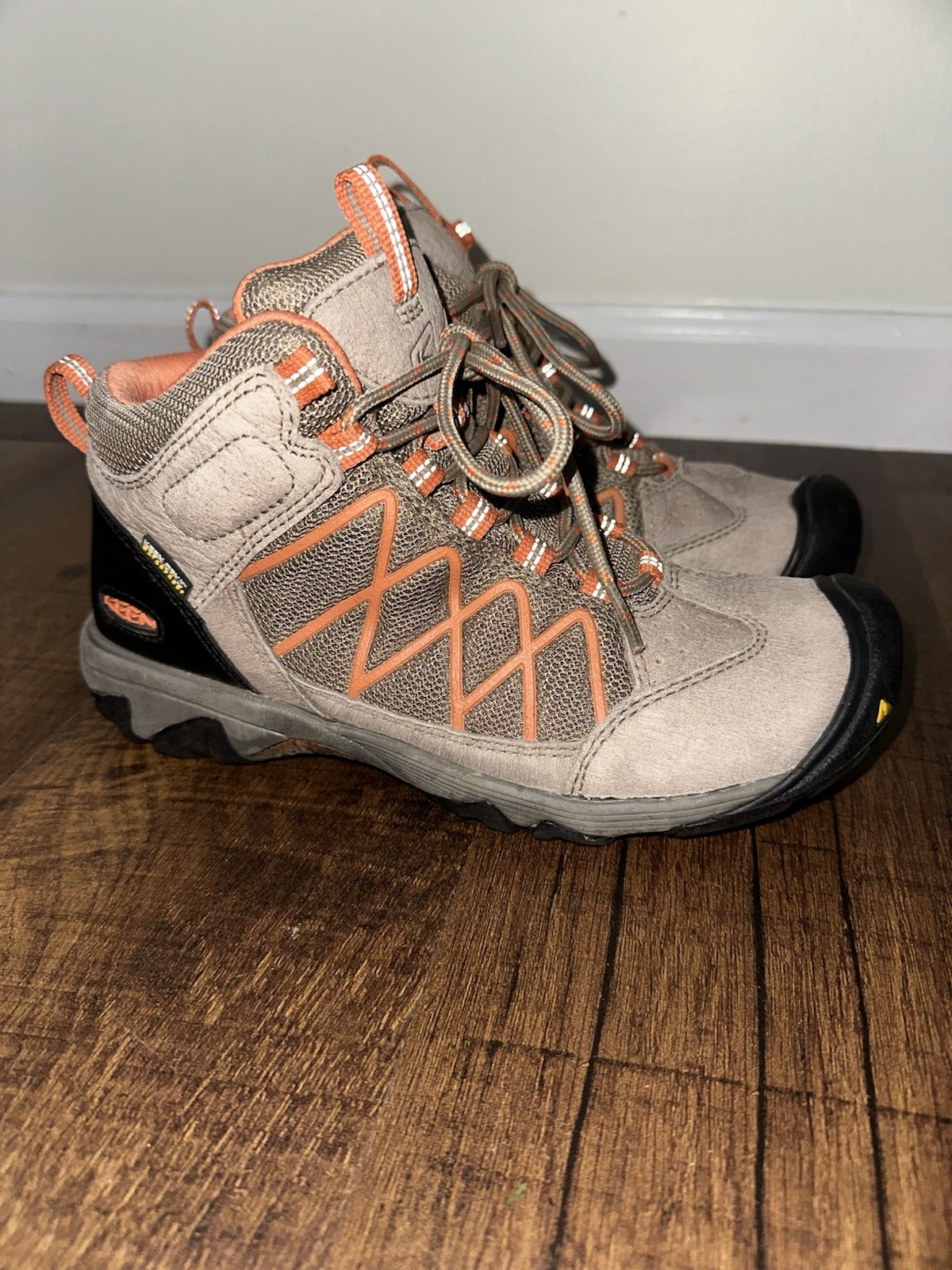 SCARPE DA TREKKING DONNA KEEN VERDI II PELLE MARRONE CORALLO! 7