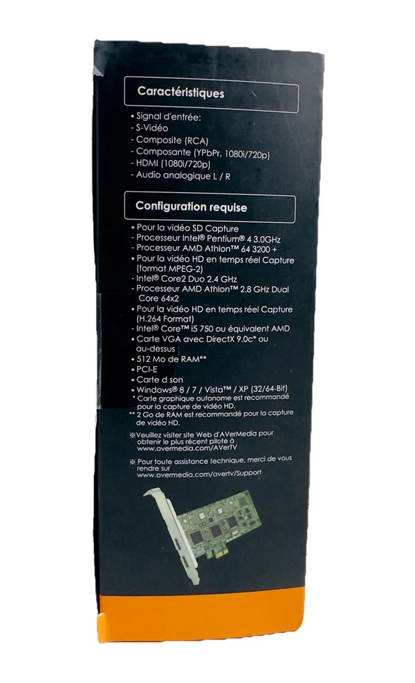 AverMedia MTVHDDVRR AVerTV HD DVR HDMI Video Capture Card Model-C027 ( New ) - Image 3 of 4