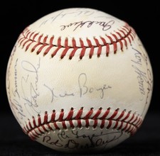 THE ST. LOUIS CARDINALS - AUTOGRAPHED SIGNED BASEBALL WITH CO-SIGNERS