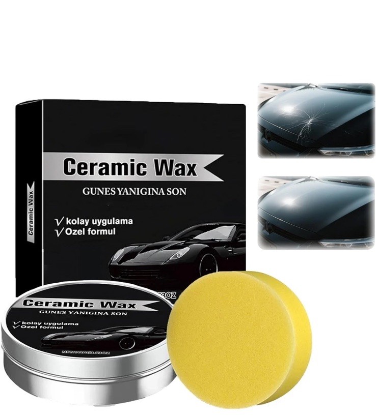 Titanium Ceramic Wax Cream for Cars,Advanced Car Coating & Polishing... 