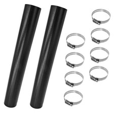 Gasoline Fuel Filler Neck Hose, Reinforced Tank Straight, 2" ID,15 7/8" Long 