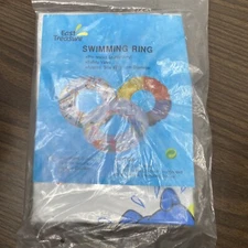 VTG East Treasure Vinyl Inflatable 61cm (24in) Swimming Pool Ring Cartoon Design