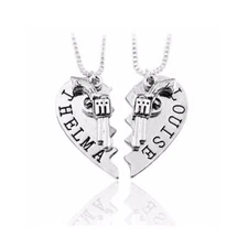 Art Attack Thelma & Louise Partners In Crime Chain Necklace