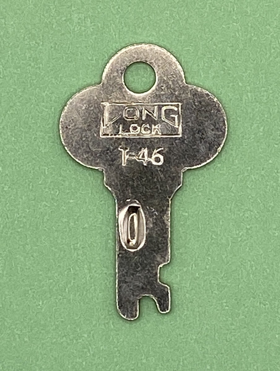 Vintage Key Long Lock P'Burg VA USA T-46 Excellent Condition