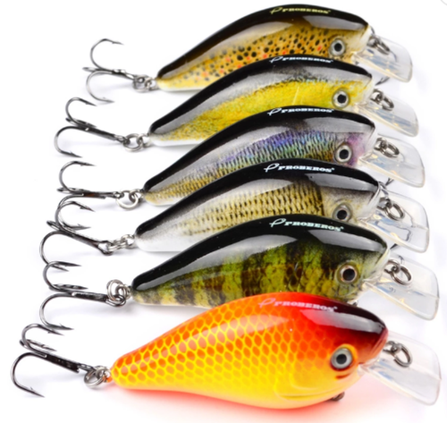 Square Bill Crankbait Fishing Lures 3" X 1/2oz Rattling Action 3'-5' Depth - 第 2/37 張圖片