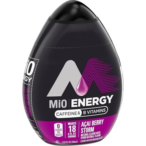 Mio Energy potenziatore di acqua liquida, tempesta di bacche di Acai, 1,62 once, confezione da 10 pezzi - Foto 3 di 4