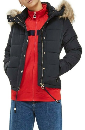 TOPSHOP Nancy Quilted Puffer Jacket 