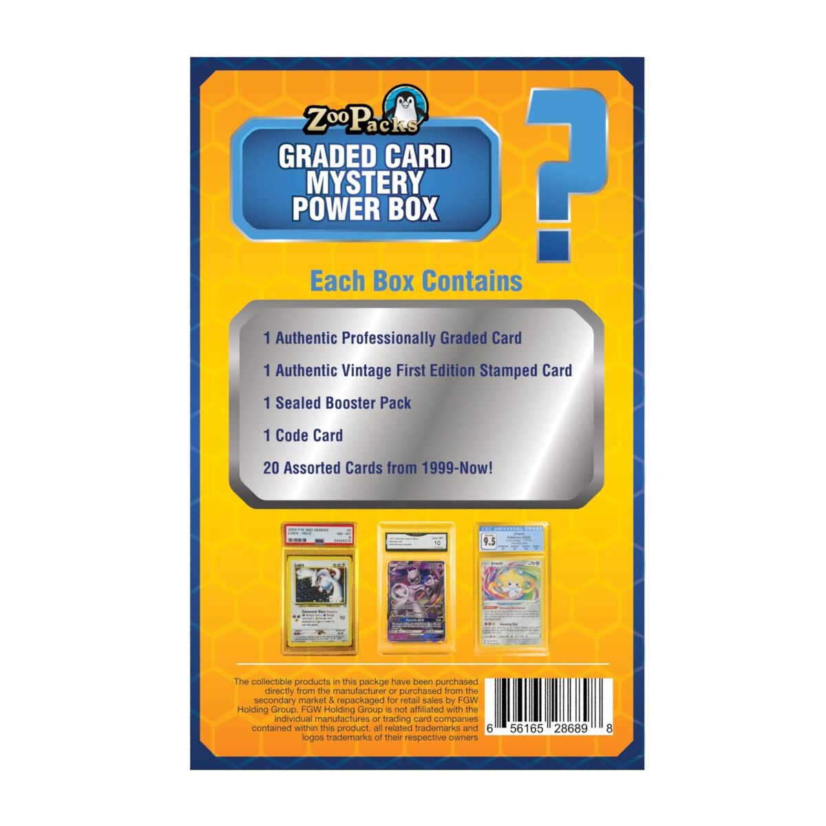  Zoo Packs PSA Graded TCG Mystery Power Pack - 1 PSA