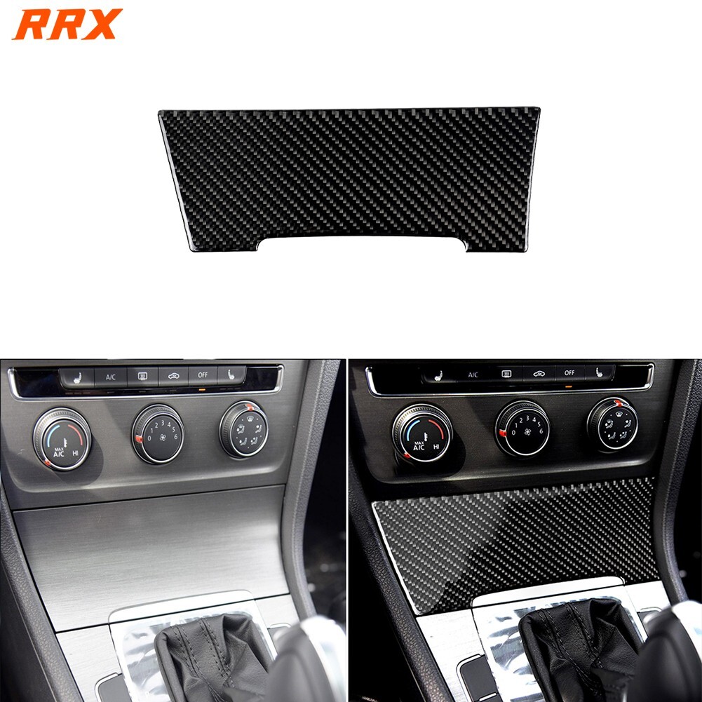 golf mk7 cigarette lighter location Carbon Fiber Center Console Cigarette Lighter Cover For VW Golf 7 GTI Mk7  13-17