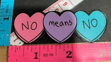 NO means NO - Vinyl Decal Sticker Bomb
