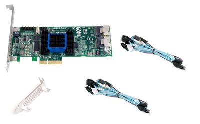 Adaptec Raid Controller ASR-6805E 128MB (inkl. Kabel low Profile SFF -SATA) SAS