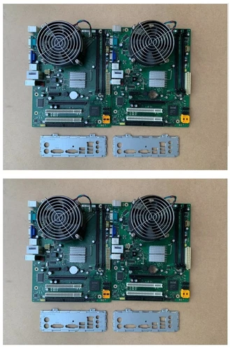 Lot 4 x Carte mères - D3041-A11 GS 1 - 33880989- Core 2 Duo E7500.