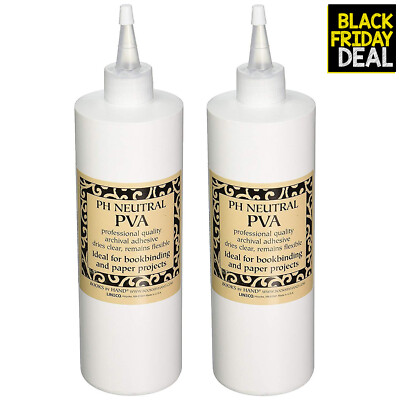 2 Pack Lineco Books By Hand PH Neutral Adhesive Quality Acid-Free Dries Archival