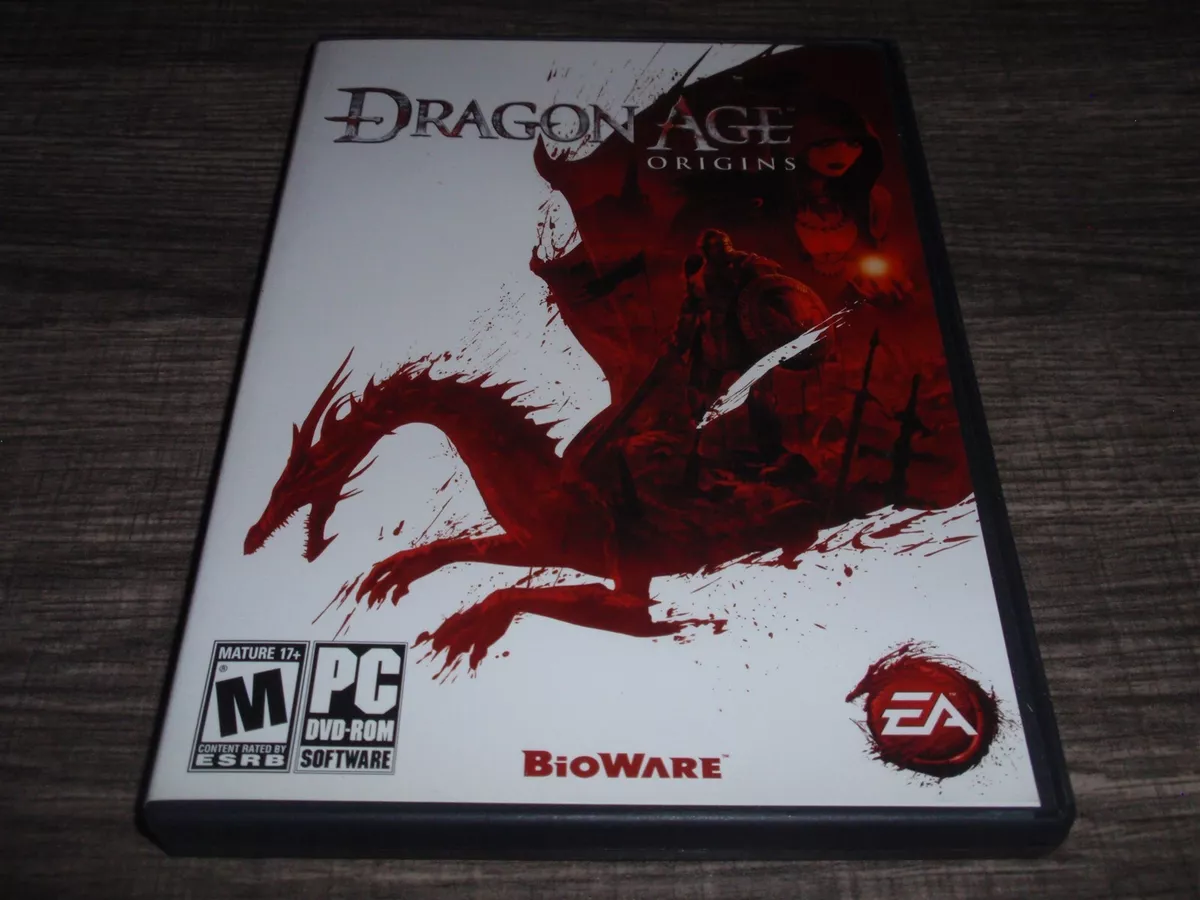 PC Game Dragon Age Origins 2009 Complete Box with Key DVD-ROM RPG