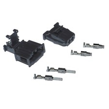 Stecker 2-polig Reparatursatz f&uuml;r VW 1J0972923 1J0972712 Steckverbindung Crimp