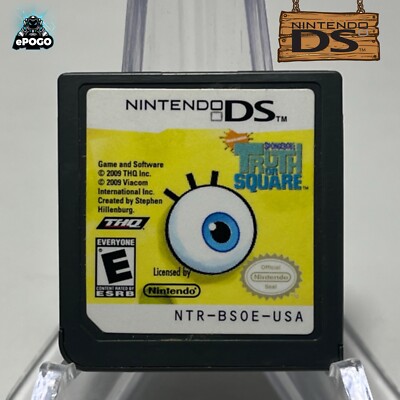 SpongeBob s Truth or Square (Nintendo DS, 3DS) Authentic Game Only SHIPS TODAY!
