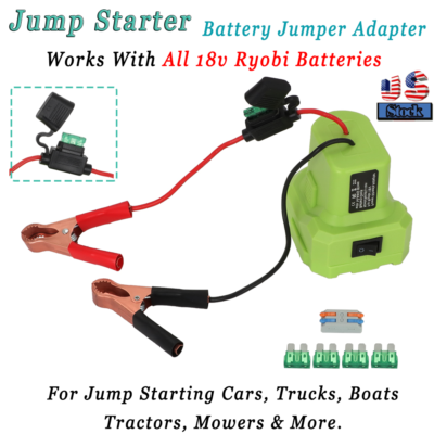 #ad For Ryobi 18V JUMP STARTER Fits Jump Starting Vehicles Mowers Tractors Boats US $15.59