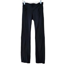 Athleta Black Gusset Coolmax Yoga Pants Leggings Nylon Spandex Women s Size XS