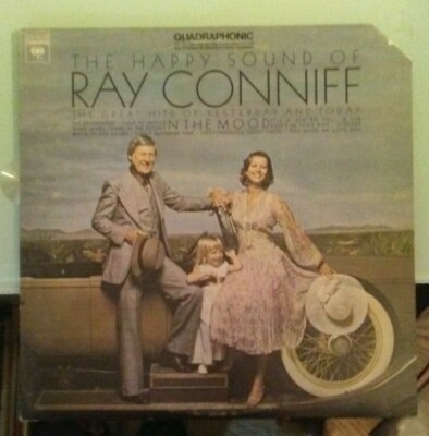 THE HAPPY SOUND OF RAY CONNIFF  quadraphonic   LP vinyl CQ 33139 corner clip