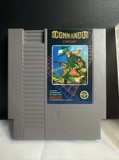 Commando (Nintendo Entertainment System, 1986) With Manny And Nintendo Case