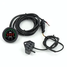 52MM 30psi~ 35 PSI boost gauge Ultra-Thin Round with Red and green LED Display