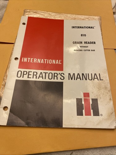 International Harvester 810 Getreide Schneidwerk Bedienungsanleitung und Rüstanleitung - Bild 6 von 15