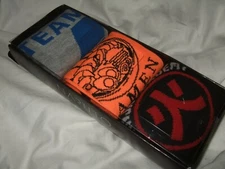 Naruto Shippuden Ichiraku Ramen Ninja Academy Anime Men's 3 Pair Crew Socks 8-12