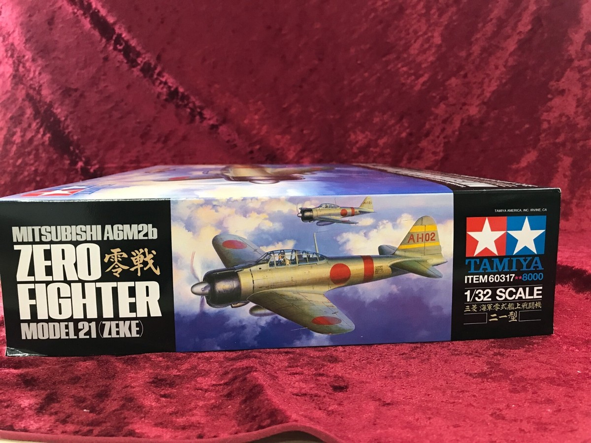 Tamiya Mitsubishi 1/32 A6M2b Zero Fighter Model 21 Plastic Model