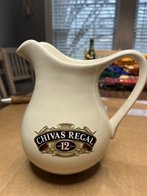 Chivas Regal Aged 12 Years Blended Scotch Whisky Ceramic Liquor Pitcher new