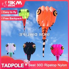1.5  Tadpole Kite Single Line Kite 30D Ripstop Soft Inflatable Show Kite