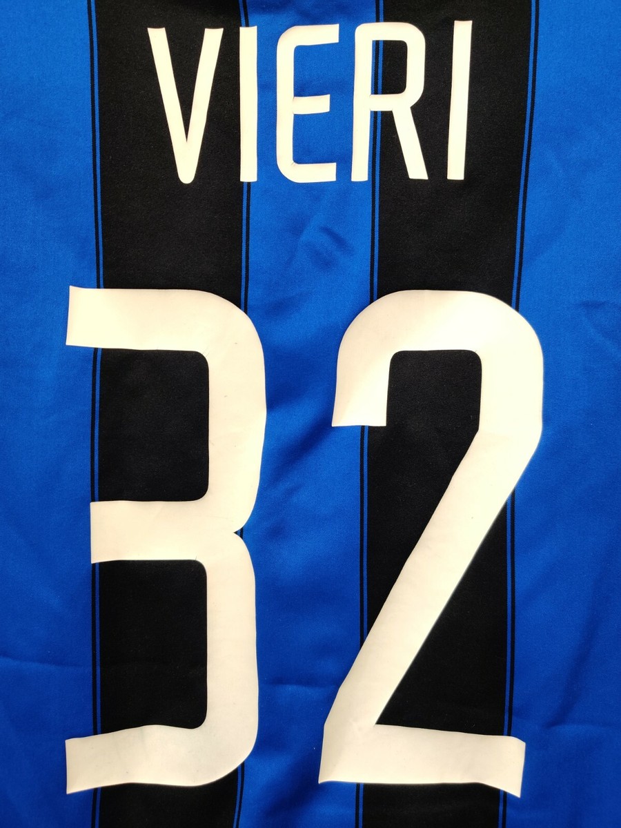 Inter Milan 2003 2004 Home Shirt Vieri #32 Football Soccer Inter Milan 2003 2004 Home Shirt Vieri #32 Football Soccer