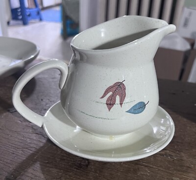 Franciscan Autumn Leaves gravy on underplate