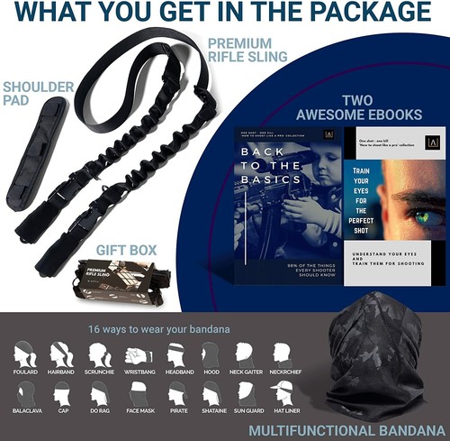 2 Point Rifle Sling - Two Point Gun Sling for Rifle Durable and Versatile - Picture 8 of 8